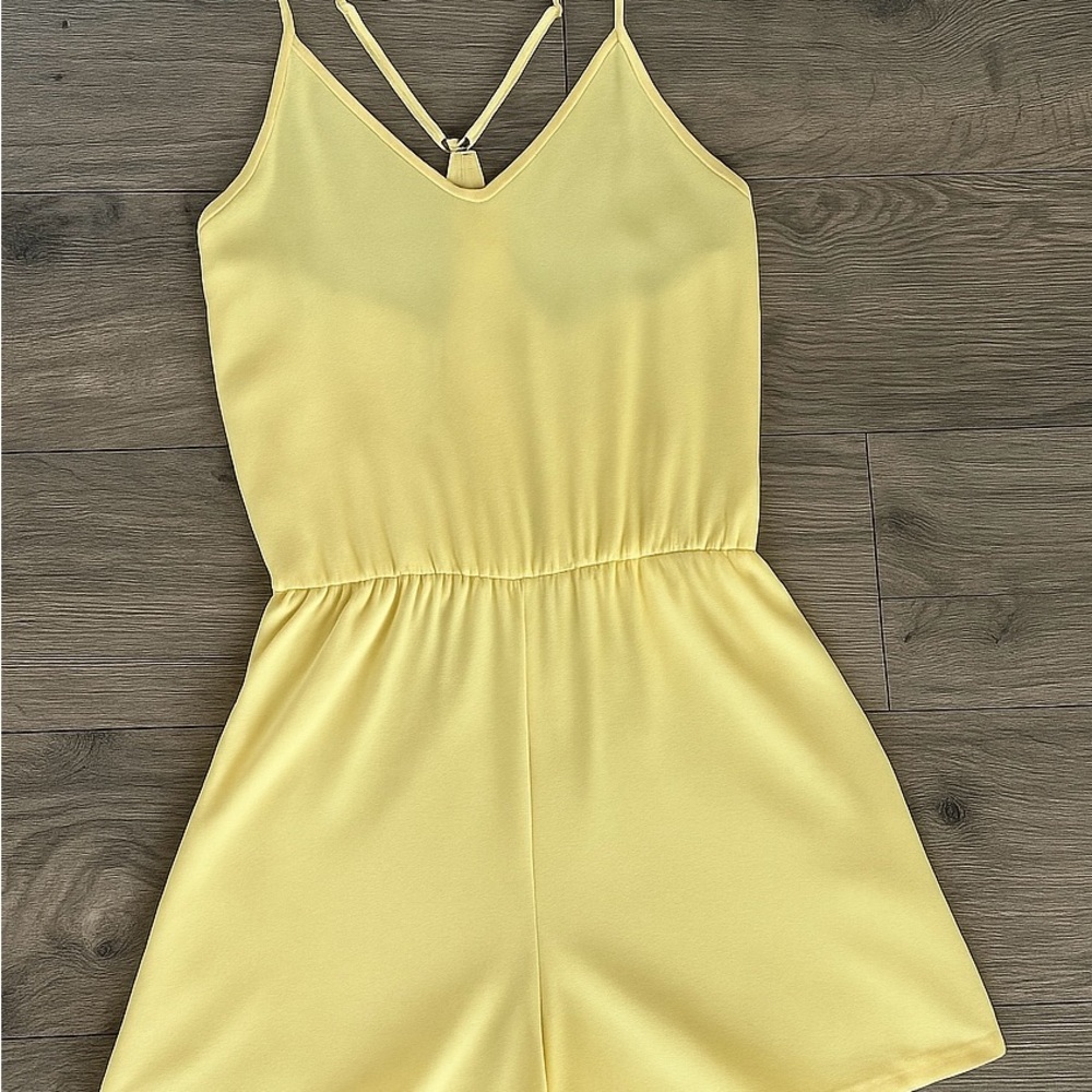 Butter Yellow Romper